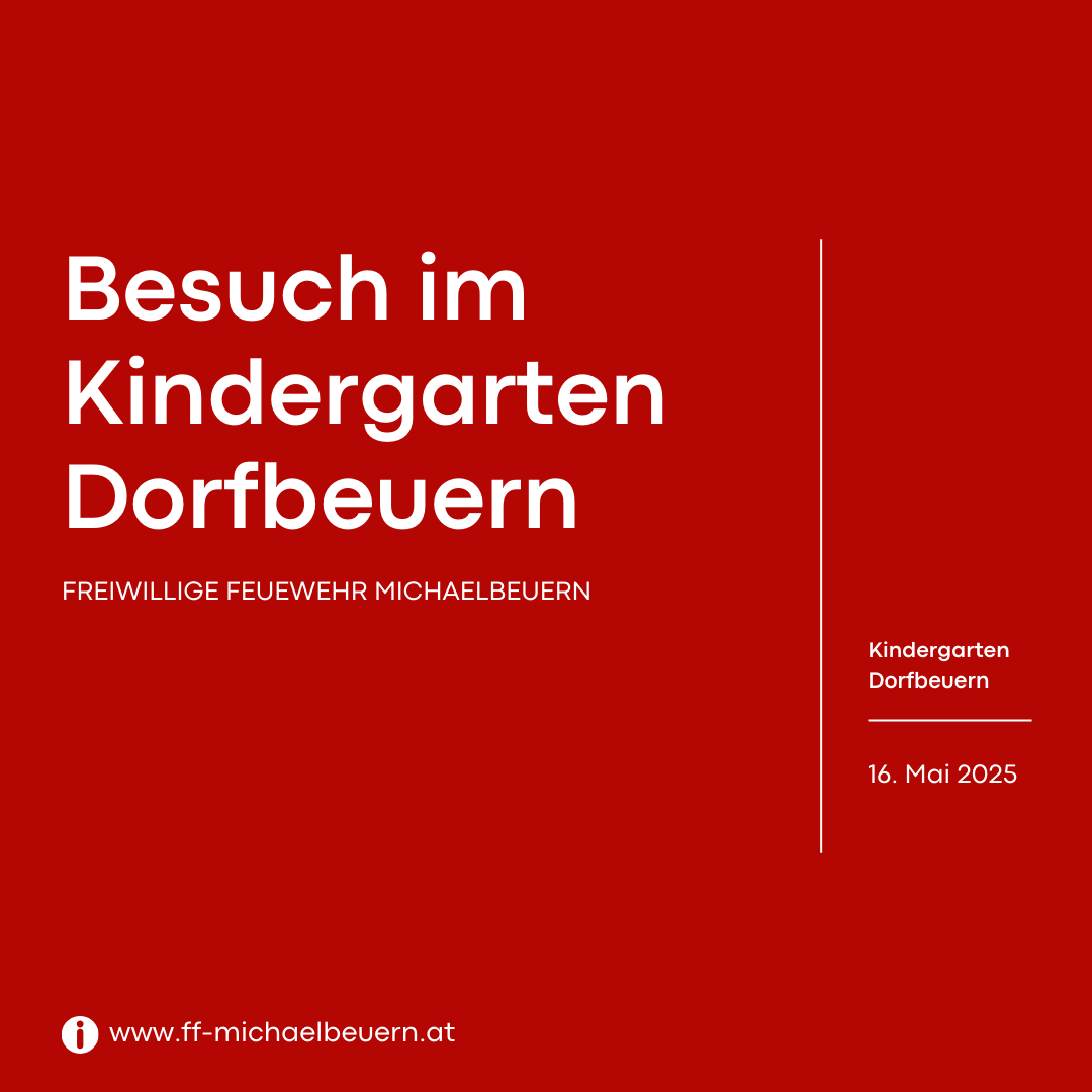 Zu Besuch im Kin­der­gar­ten Dorf­beu­ern 🚒